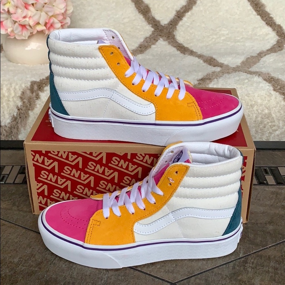 VANS SK8-Hi PLATFORM 2 MINI CORD Multi/Tr Wht WMNS - Picture 16 of 16